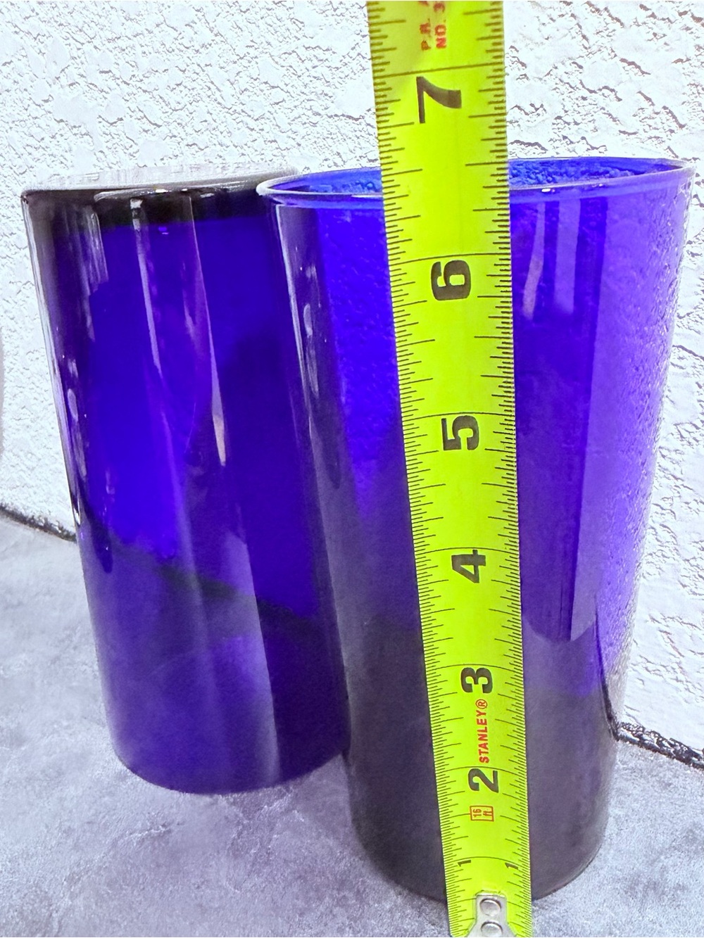 Breathtaking BLUE! Libbey Cobalt Blue Glass Tumblers - Set of 2